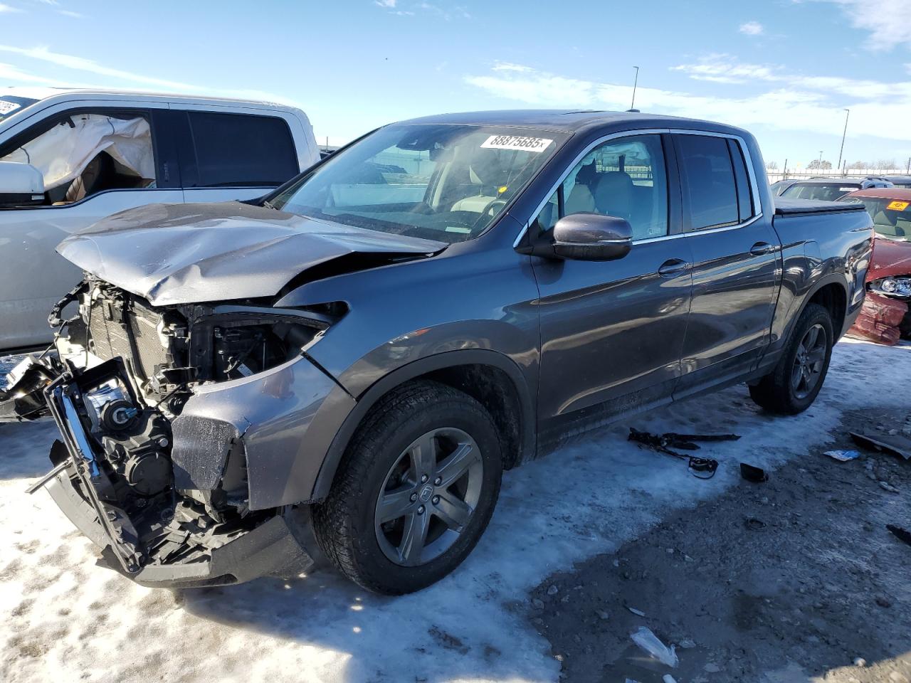 2023 HONDA RIDGELINE RTL VIN:5FPYK3F53PB024023