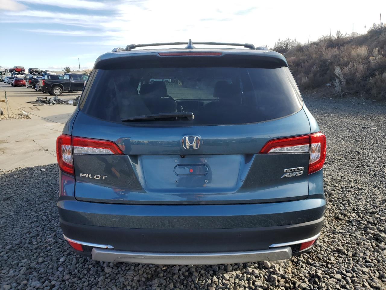 2022 HONDA PILOT TOURING VIN:5FNYF6H64NB011184