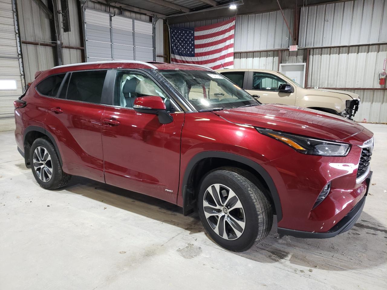 2023 TOYOTA HIGHLANDER HYBRID XLE VIN:5TDKBRCH6PS117923