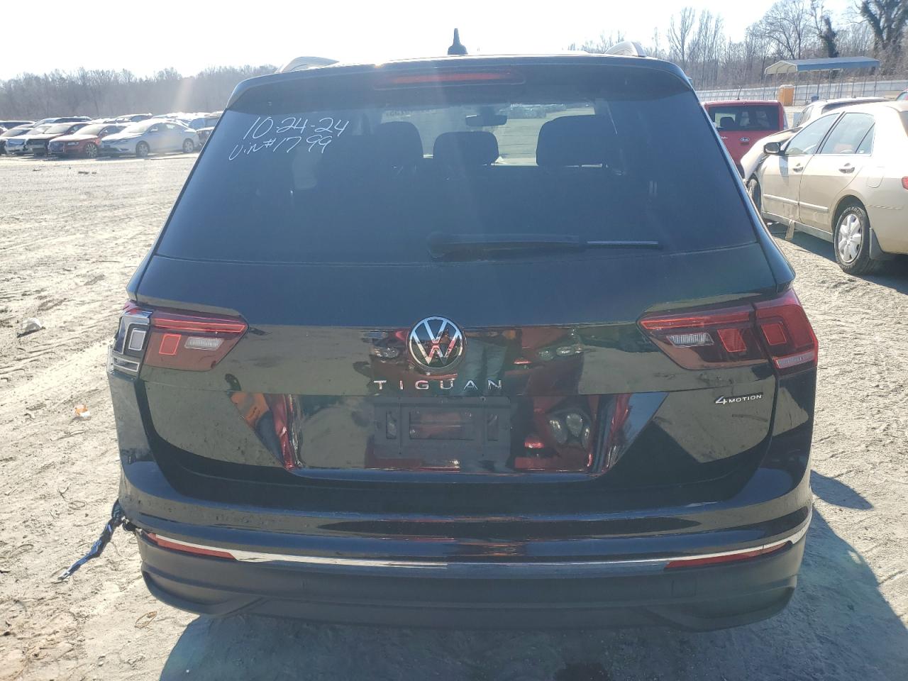 2022 VOLKSWAGEN TIGUAN S VIN:3VV0B7AX7NM131799