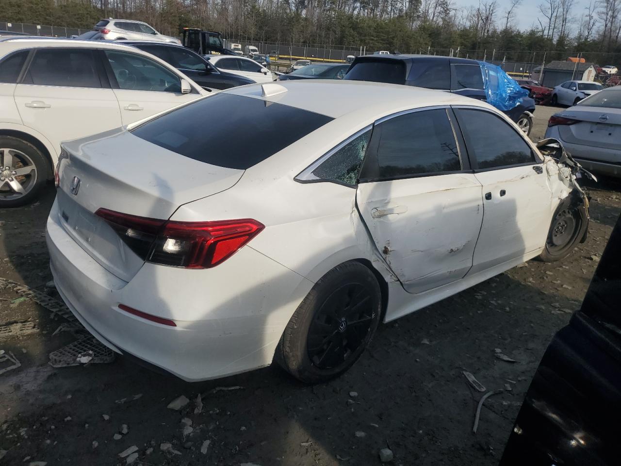 2022 HONDA CIVIC LX VIN:2HGFE2F2XNH527306