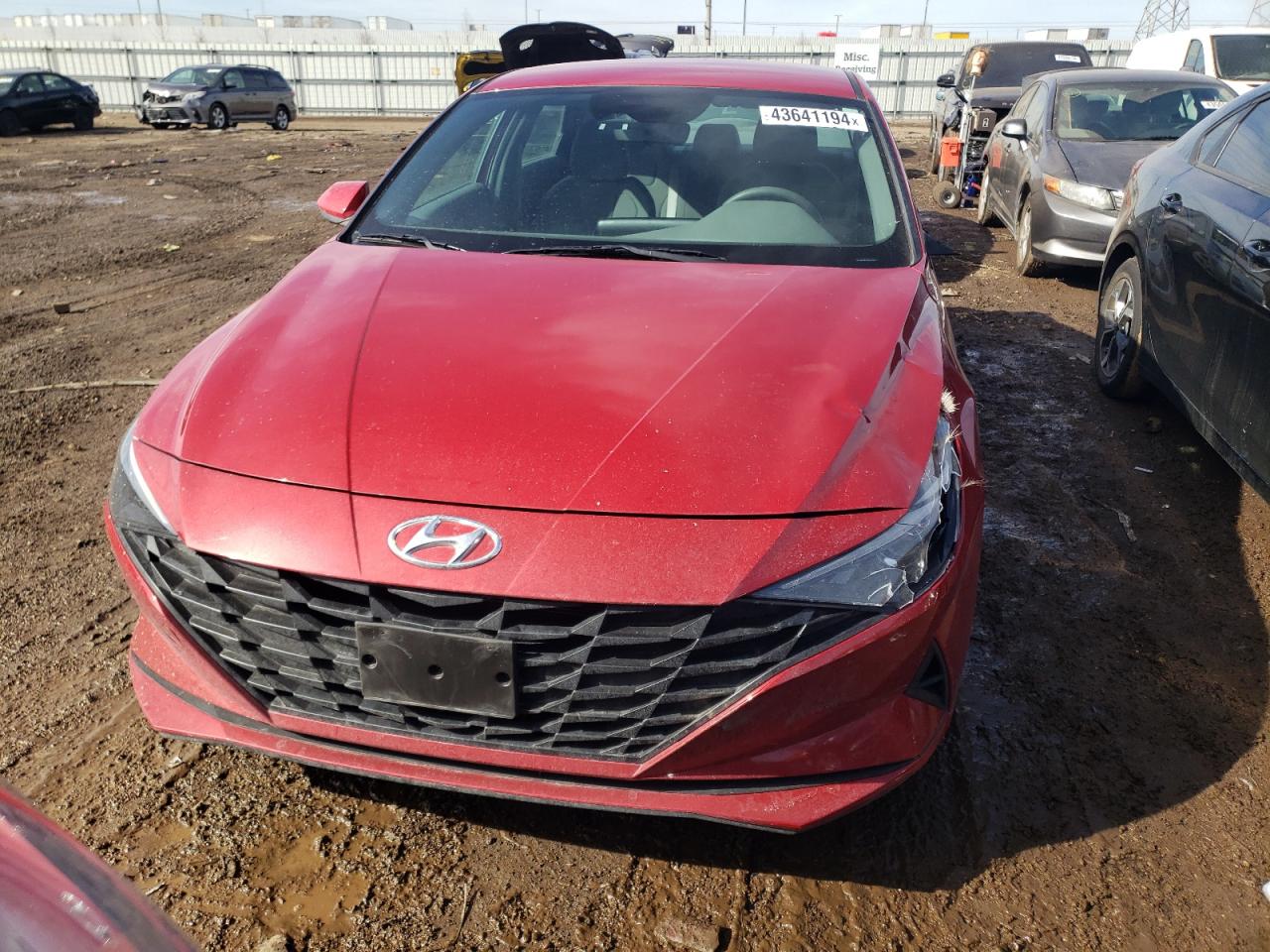2022 HYUNDAI ELANTRA SEL VIN:KMHLM4AG1NU375816