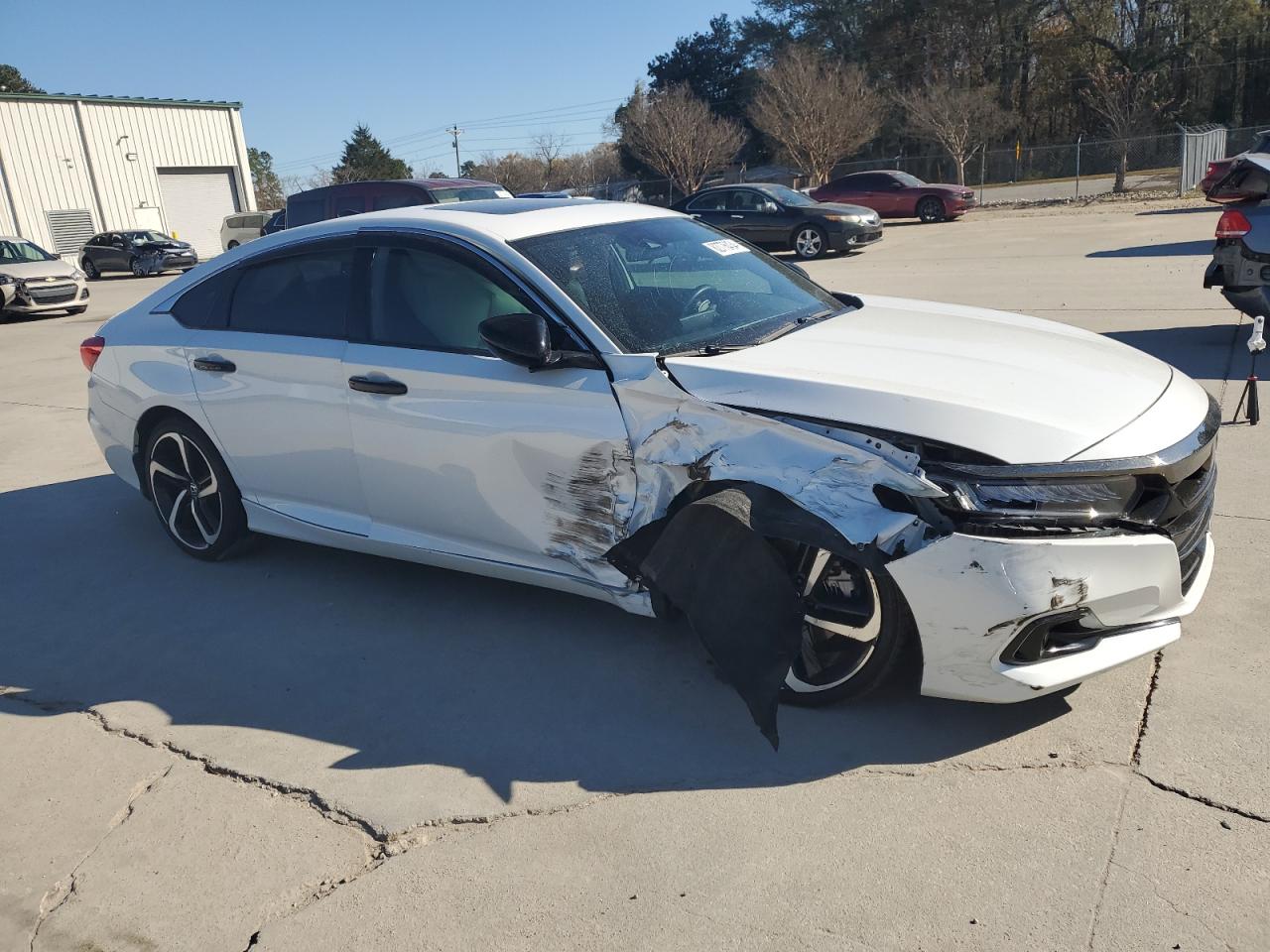 2022 HONDA ACCORD SPORT VIN:1HGCV2F37NA010572