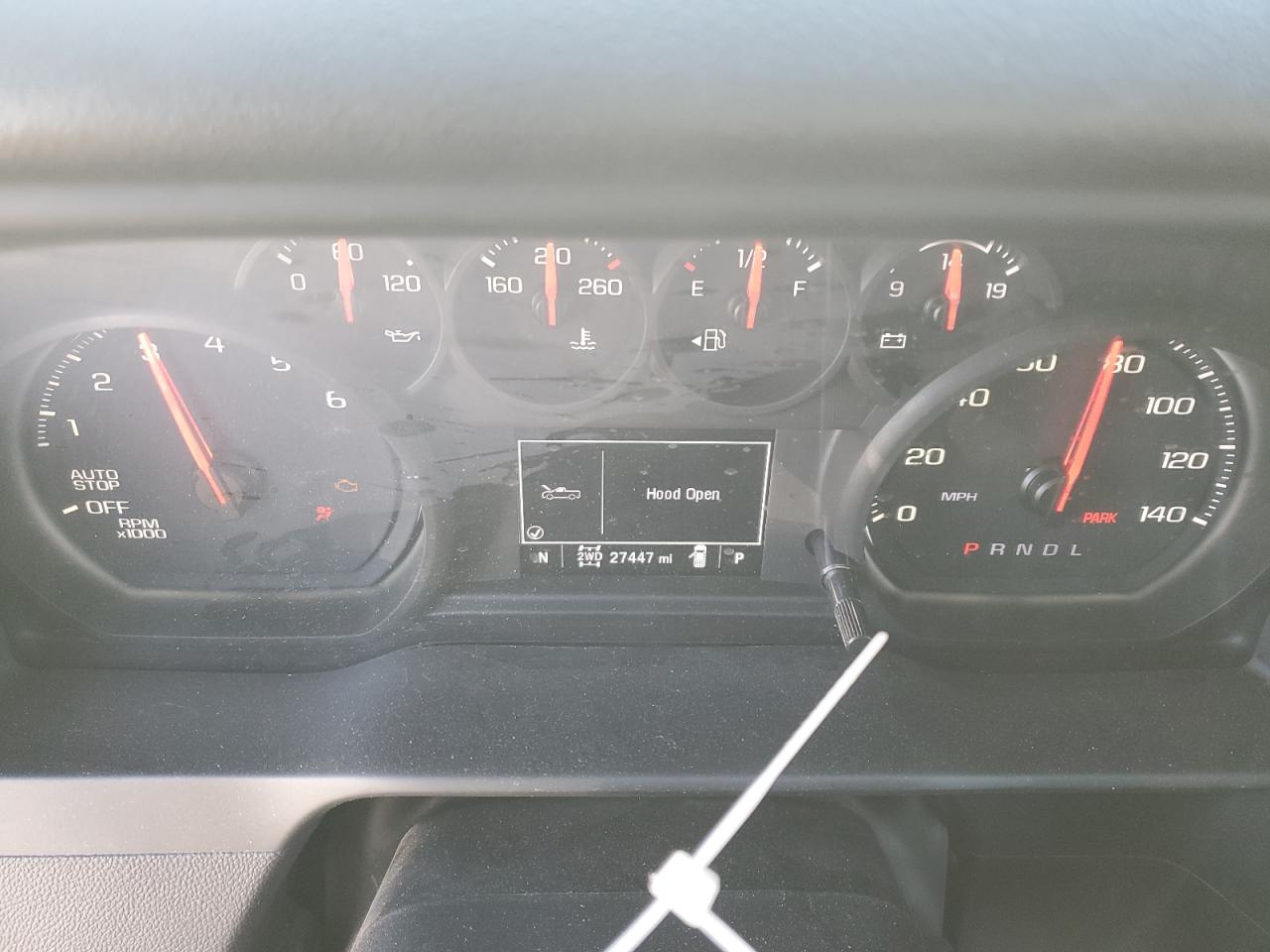 2023 CHEVROLET SILVERADO K1500 CUSTOM VIN:3GCPDBEK7PG159113