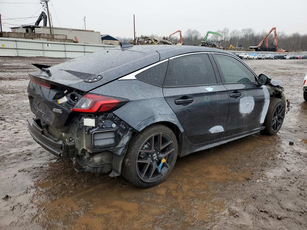 2022 HONDA CIVIC SPORT TOURING VIN:19XFL1H85NE006098