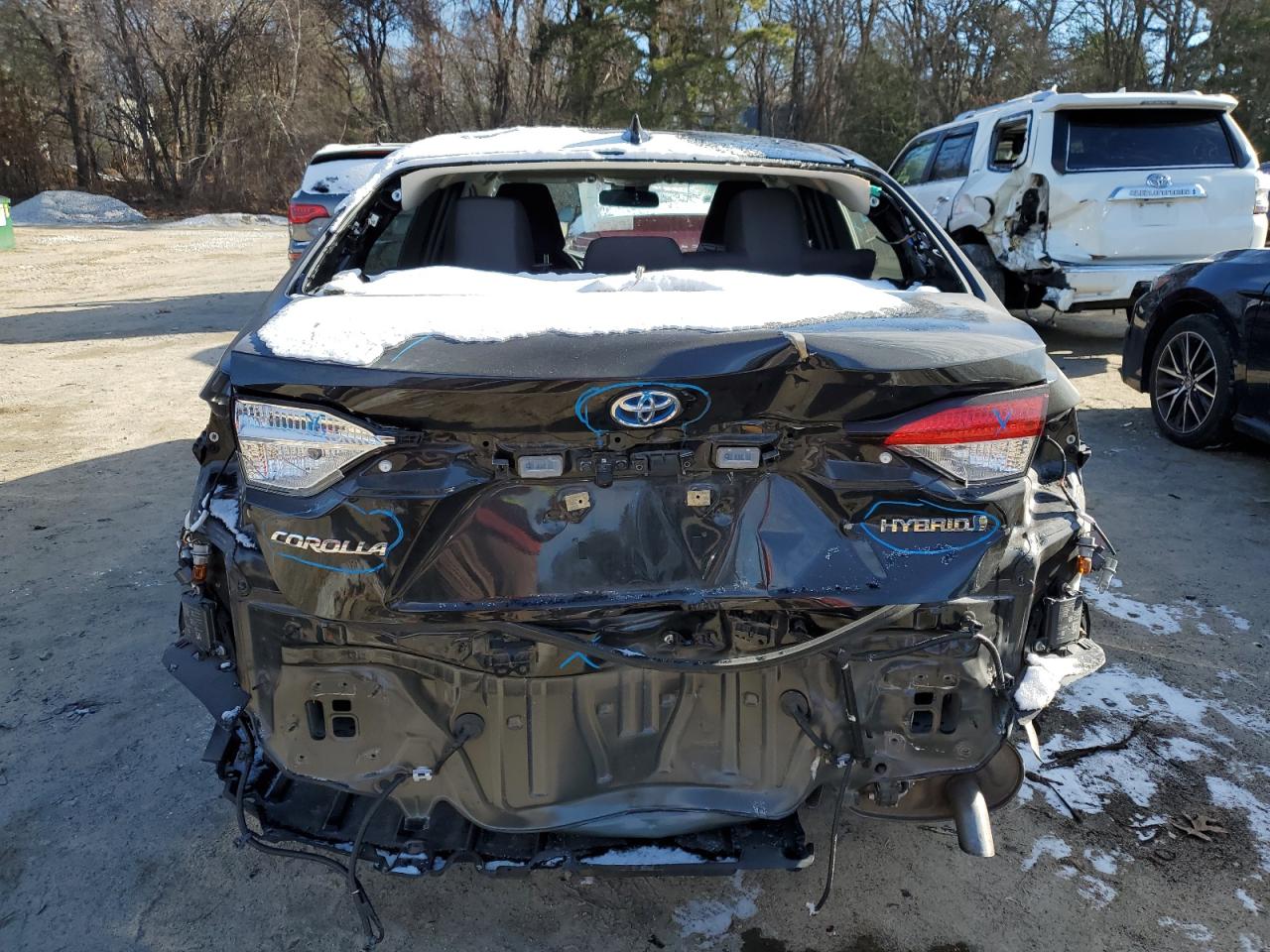 2022 TOYOTA COROLLA LE VIN:JTDEAMDE6NJ056476