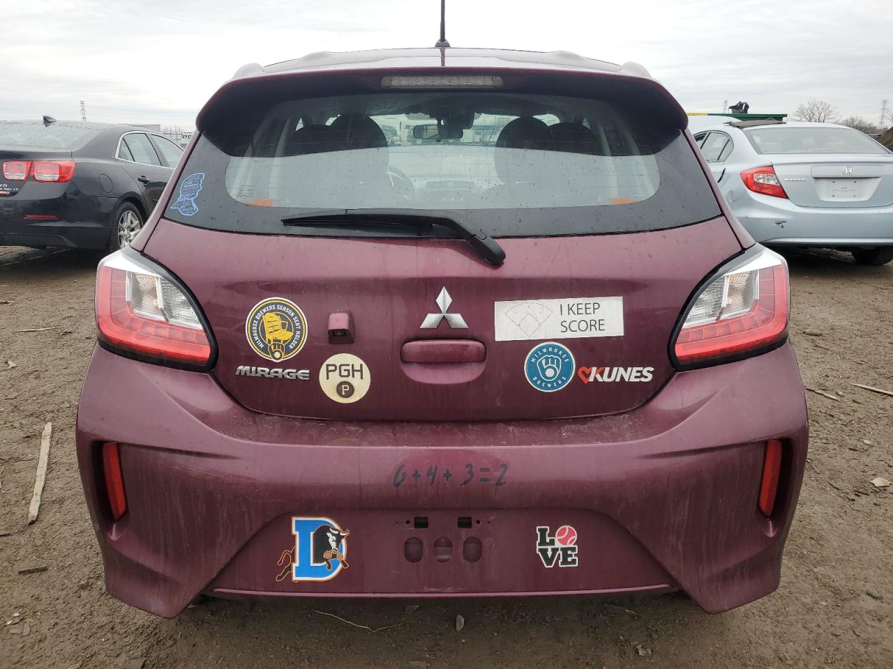 2023 MITSUBISHI MIRAGE ES VIN:ML32AUHJ4PH003265