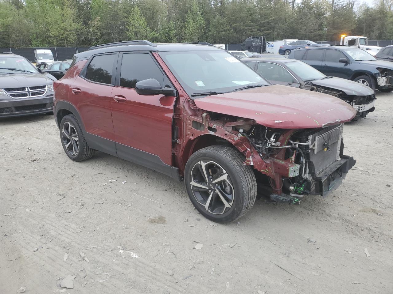 2022 CHEVROLET TRAILBLAZER RS VIN:KL79MTSL8NB074599