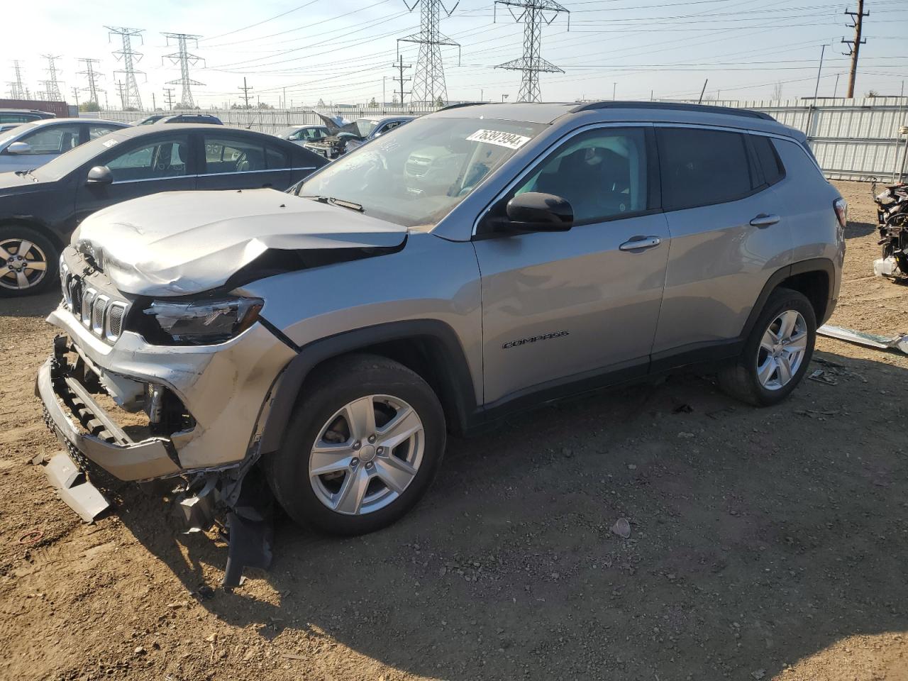 2022 JEEP COMPASS LATITUDE VIN:3C4NJDBB5NT154416