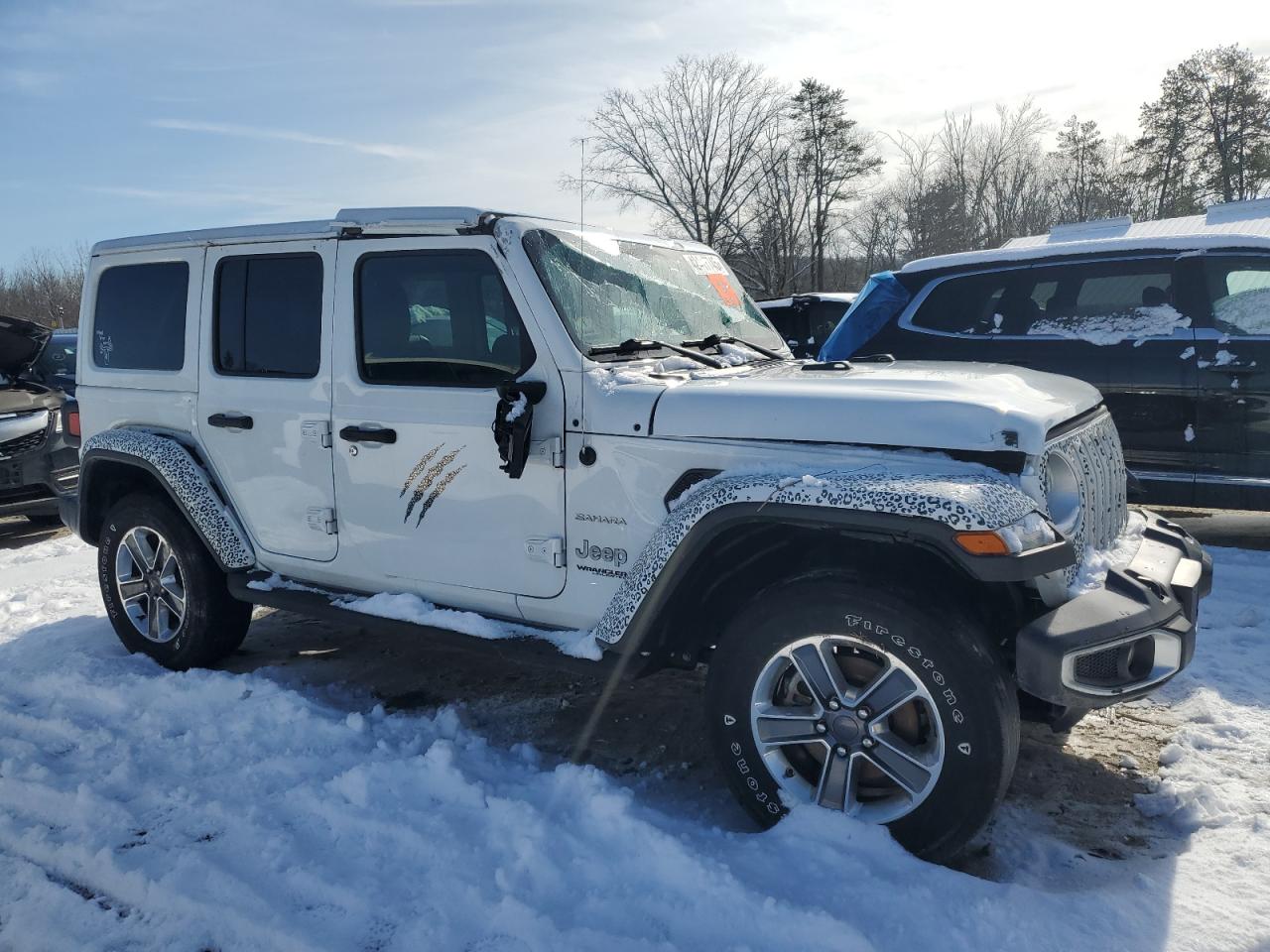 2022 JEEP WRANGLER UNLIMITED SAHARA VIN:1C4HJXEG9NW104845