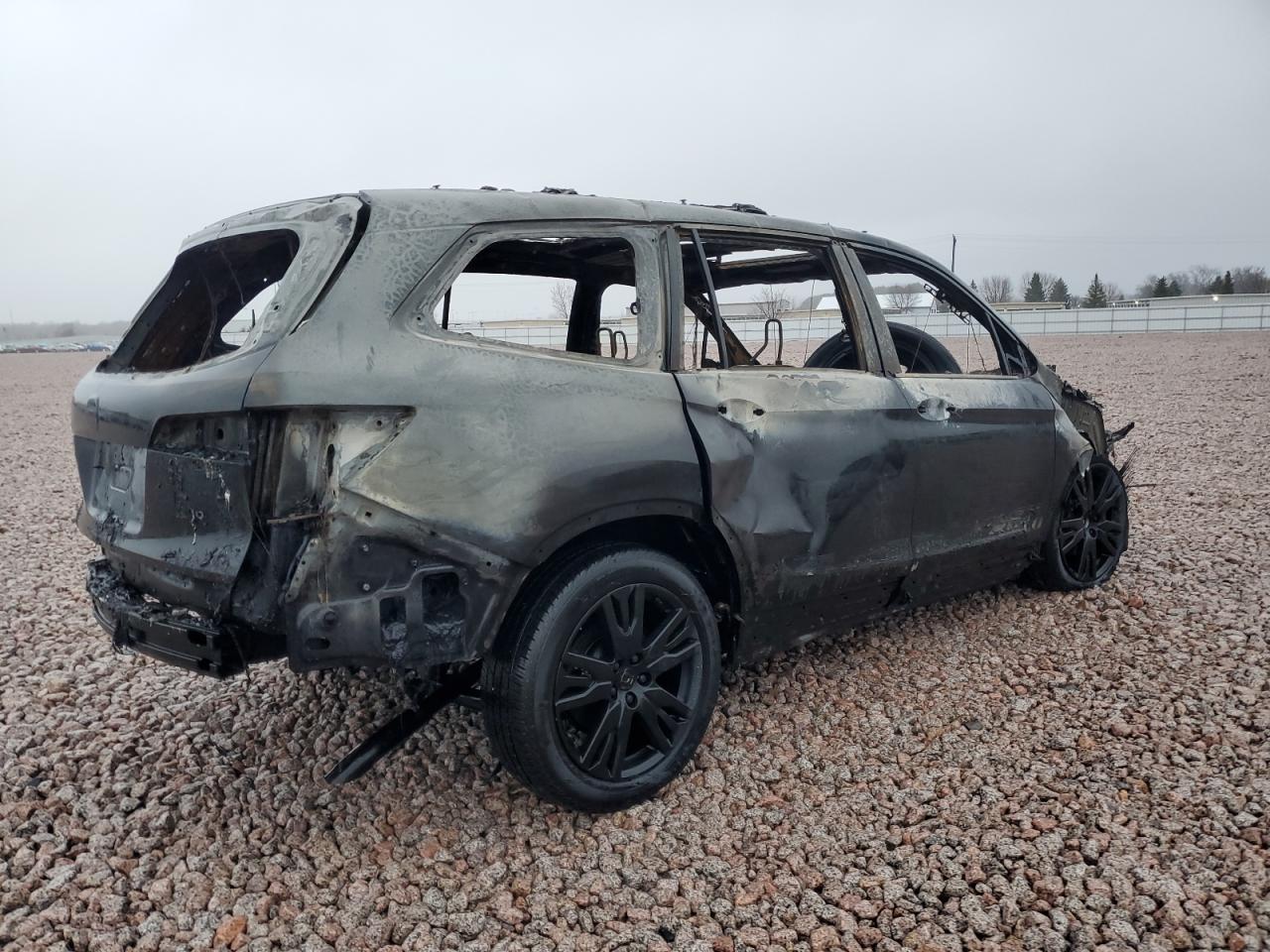 2022 HONDA PILOT BLACK VIN:5FNYF6H74NB023649