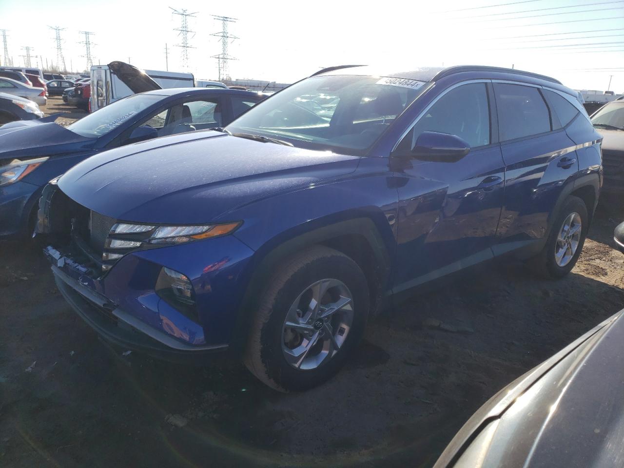 2022 HYUNDAI TUCSON SEL VIN:5NMJBCAE1NH139250