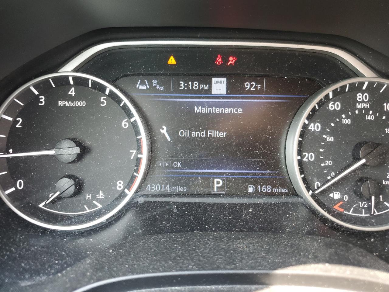 2022 NISSAN MAXIMA SV VIN:1N4AA6CV4NC505806