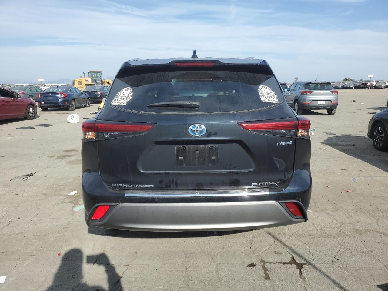 2022 TOYOTA HIGHLANDER HYBRID PLATINUM VIN:5TDEBRCH2NS075728