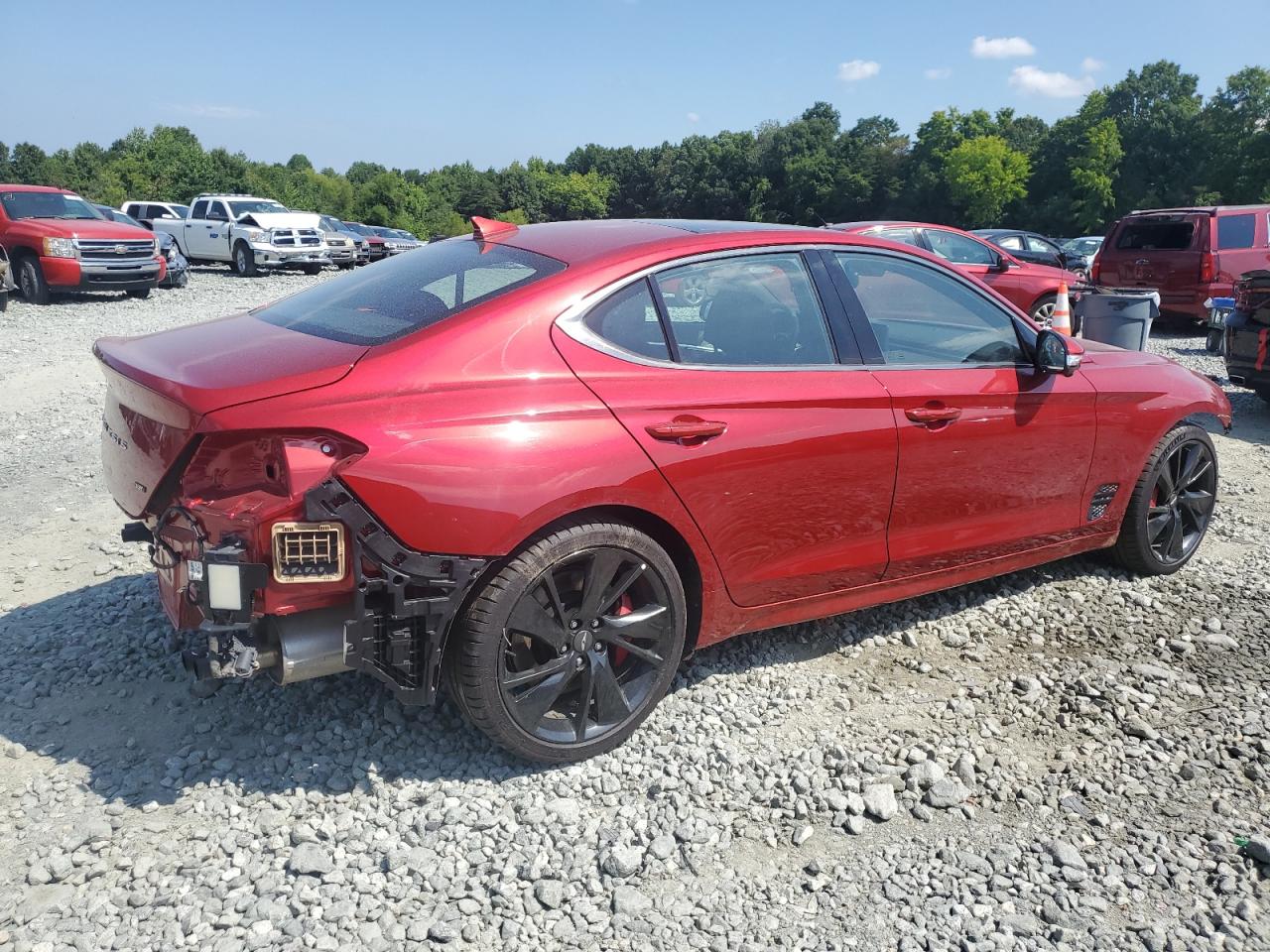 2022 GENESIS G70 BASE VIN:KMTG54TE0NU103418