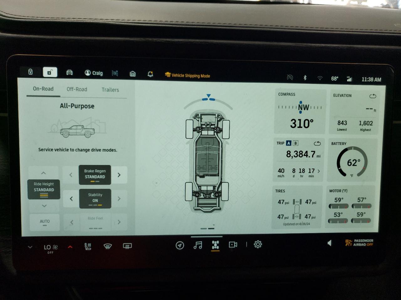 2023 RIVIAN R1T ADVENTURE VIN:7FCTGAAA3PN017193