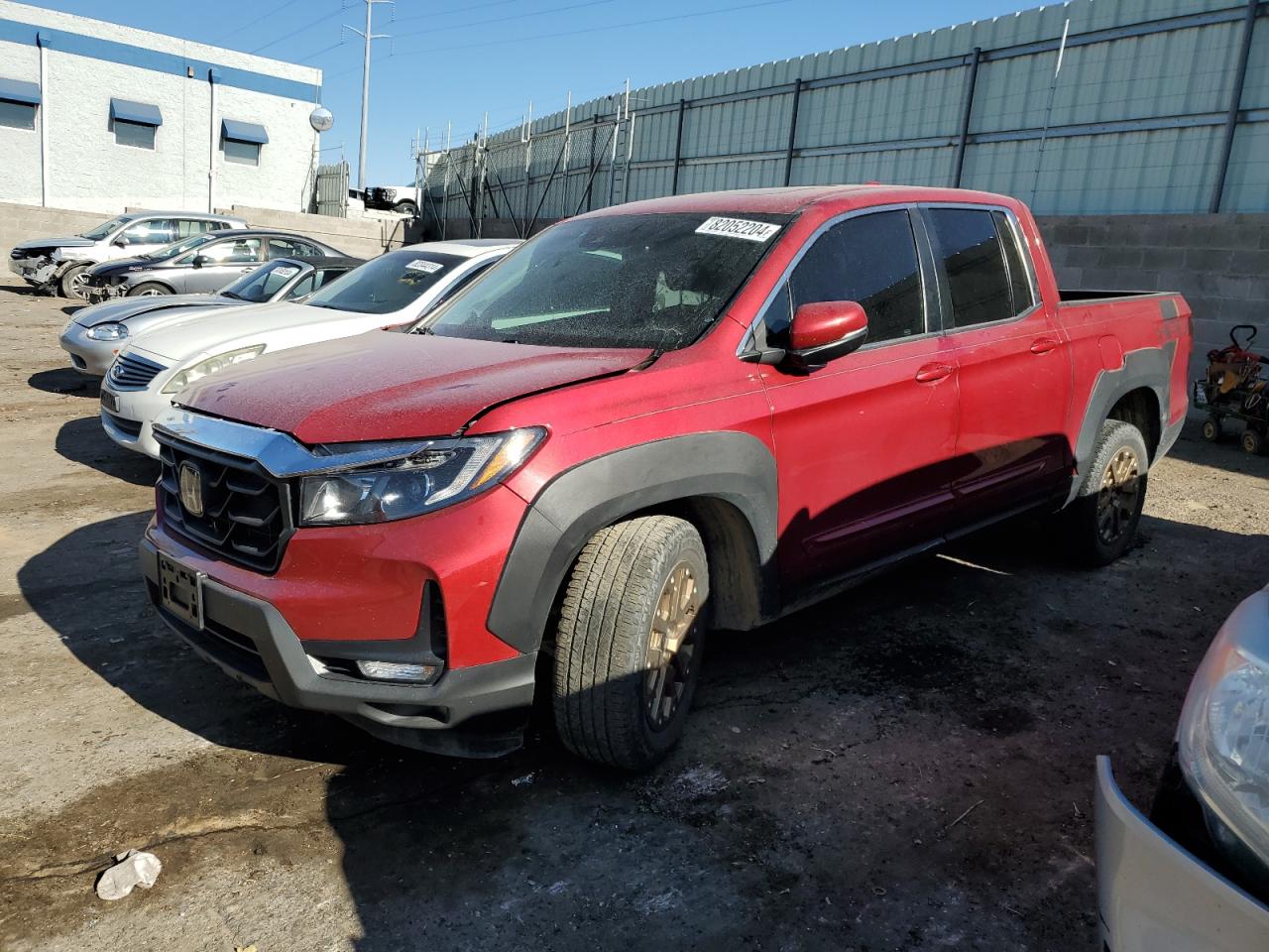 2022 HONDA RIDGELINE RTL VIN:5FPYK3F58NB000376