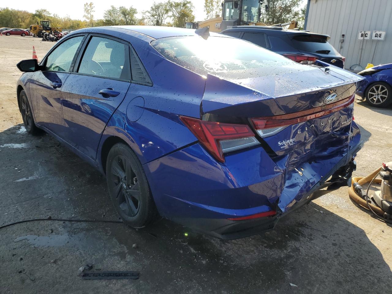 2022 HYUNDAI ELANTRA BLUE VIN:KMHLM4AJ0NU031292