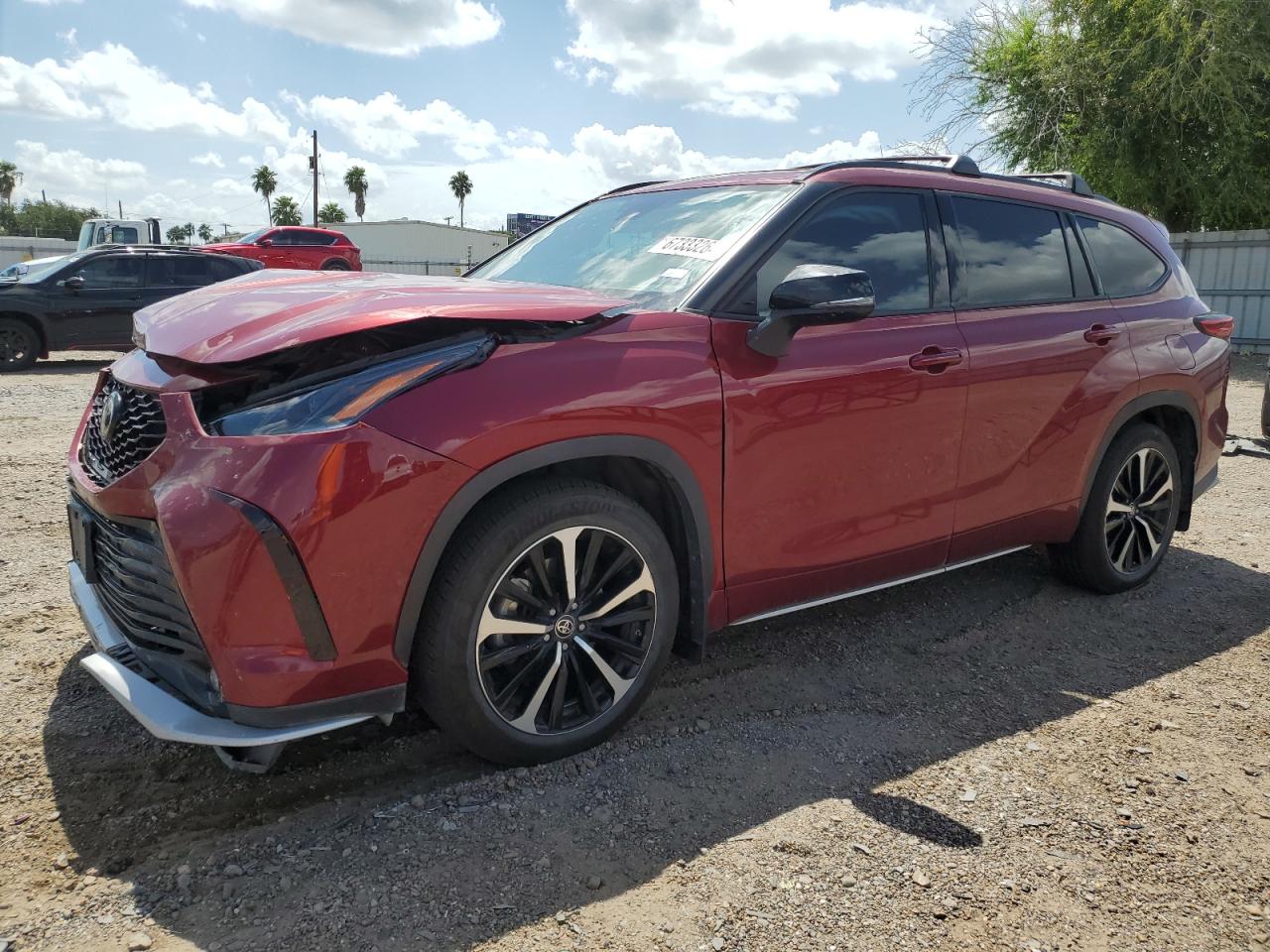 2022 TOYOTA HIGHLANDER XSE VIN:5TDJZRAH7NS124662