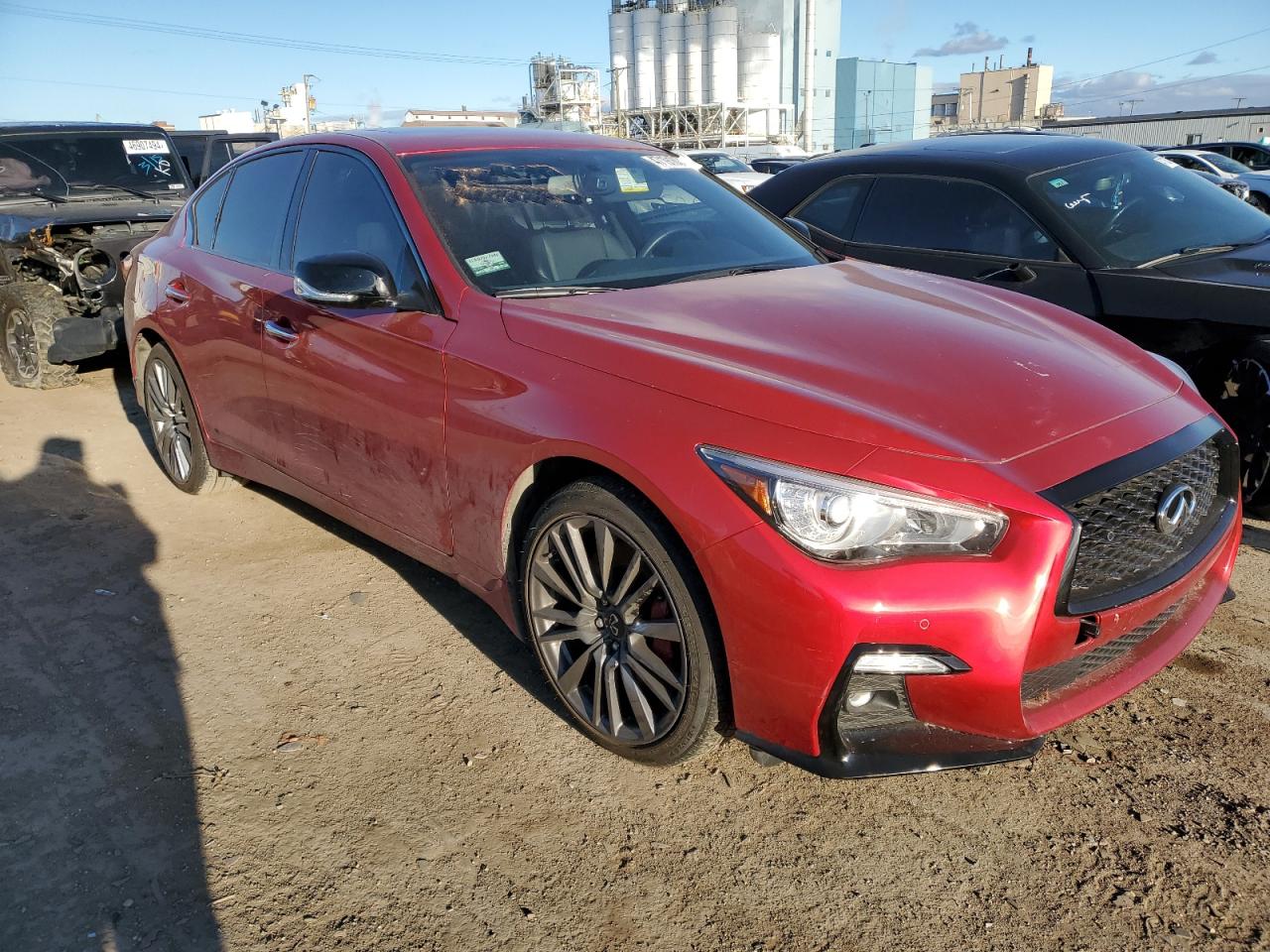 2022 INFINITI Q50 RED SPORT 400 VIN:JN1FV7DRXNM390377