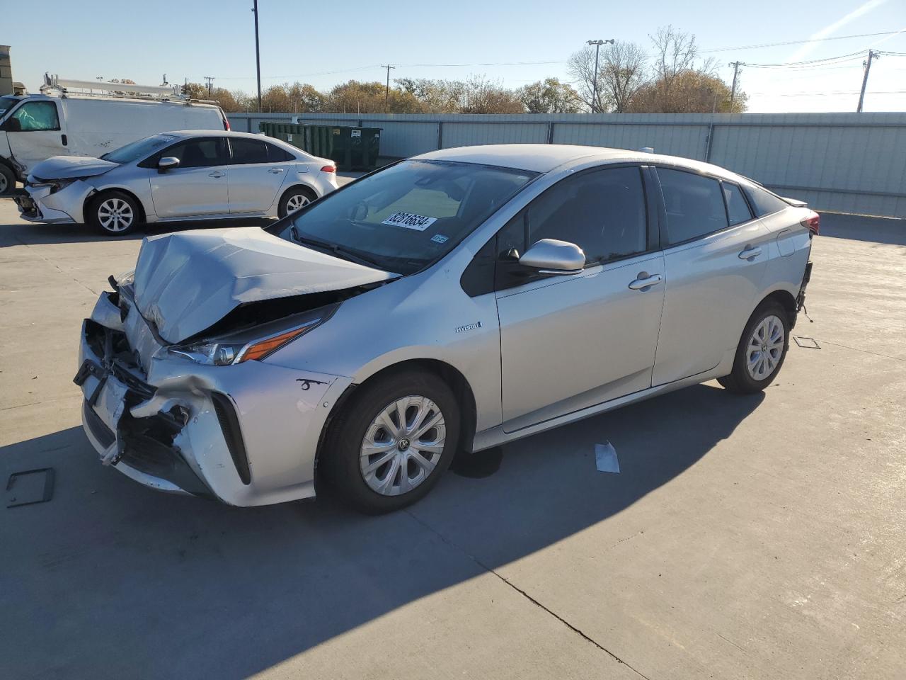 2022 TOYOTA PRIUS NIGHT SHADE VIN:JTDKAMFU7N3169381