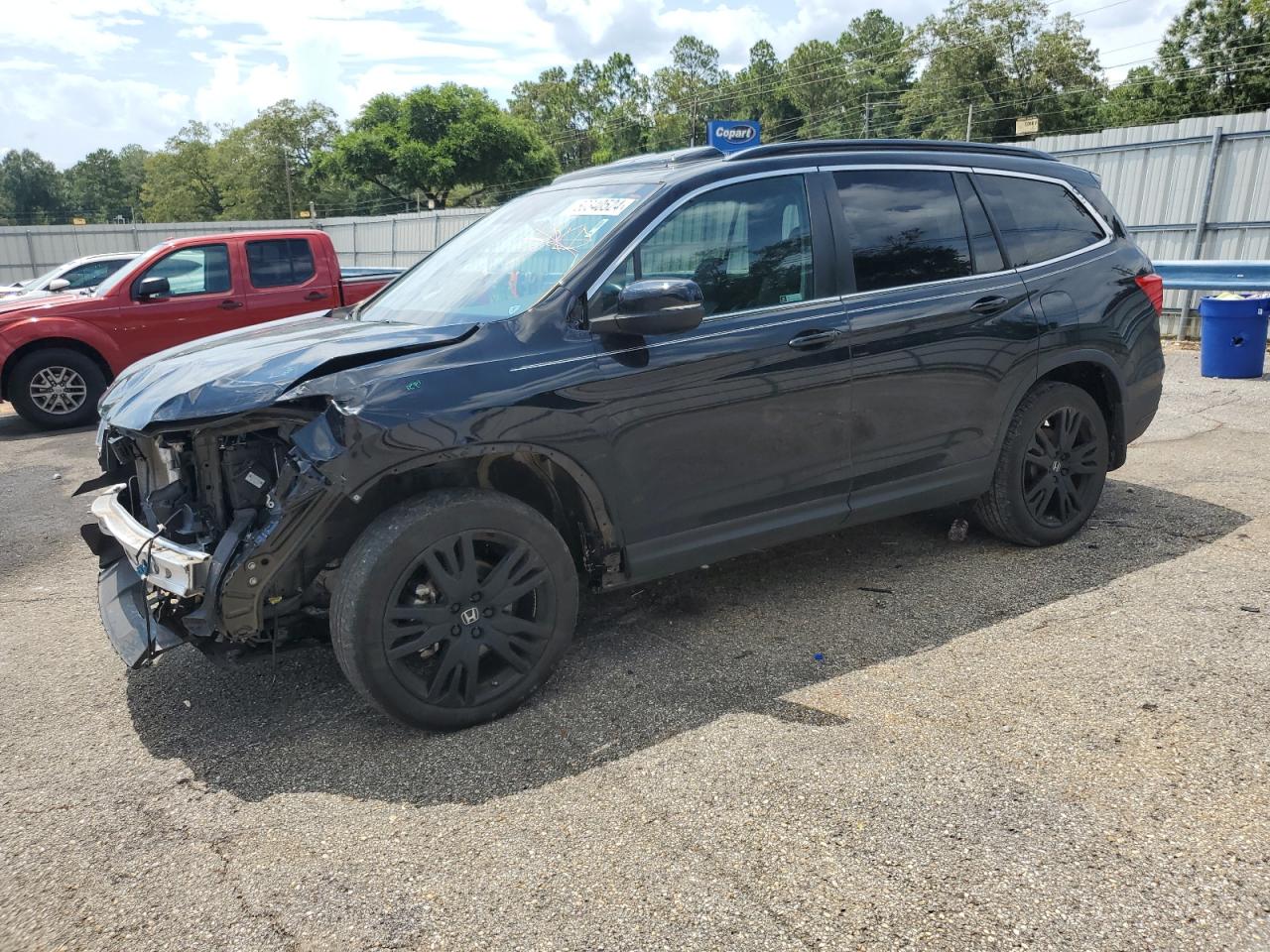 2022 HONDA PILOT SE VIN:5FNYF5H21NB002255