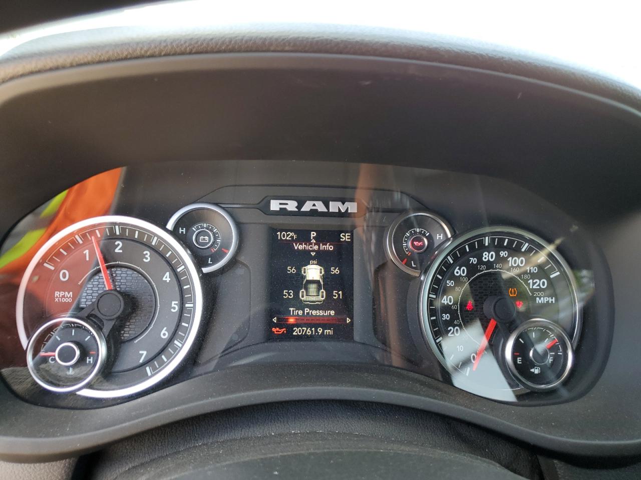 2023 RAM 2500 TRADESMAN VIN:3C7WR4HJ7PG543522