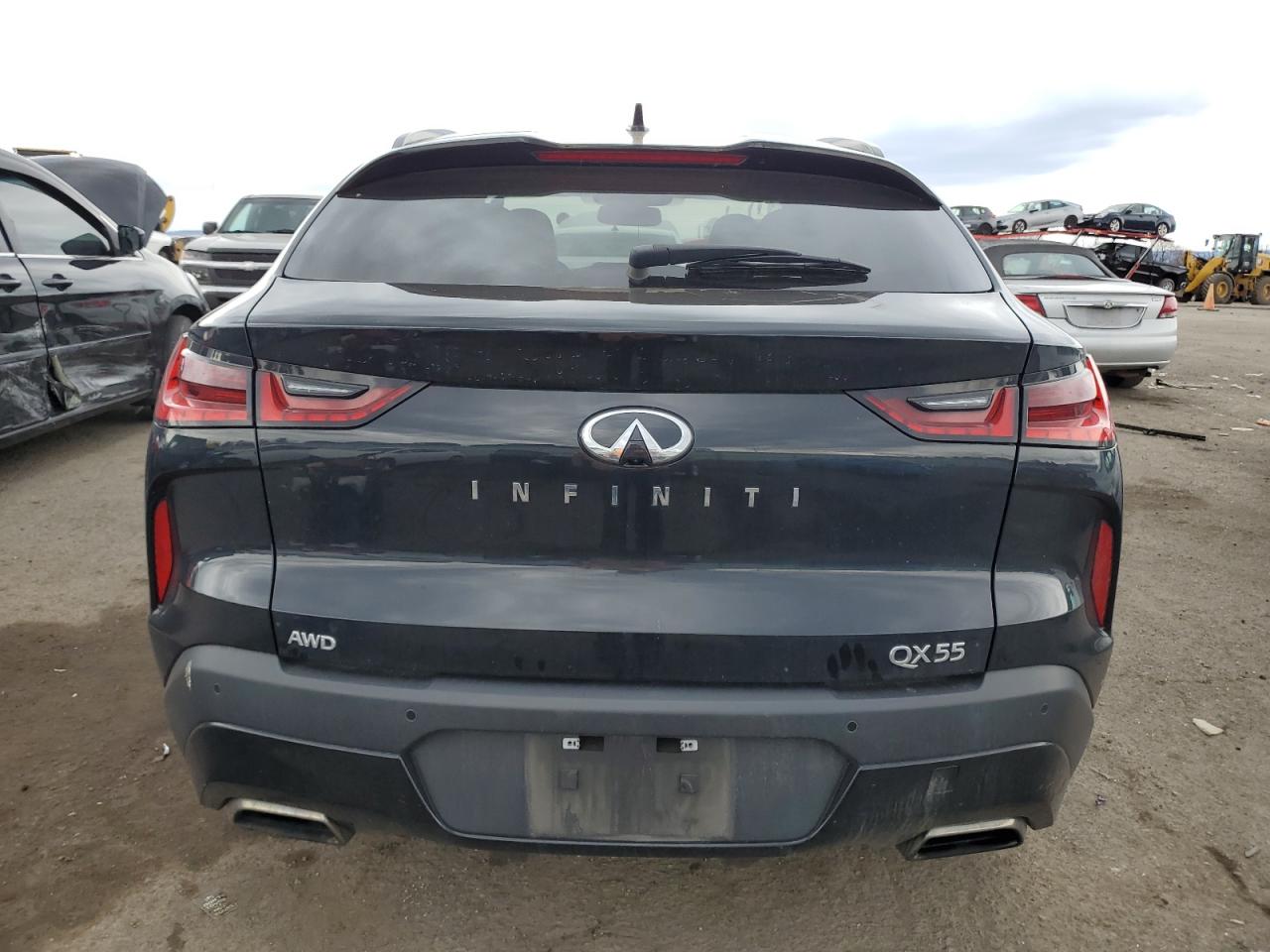 2022 INFINITI QX55 ESSENTIAL VIN:3PCAJ5K34NF102691