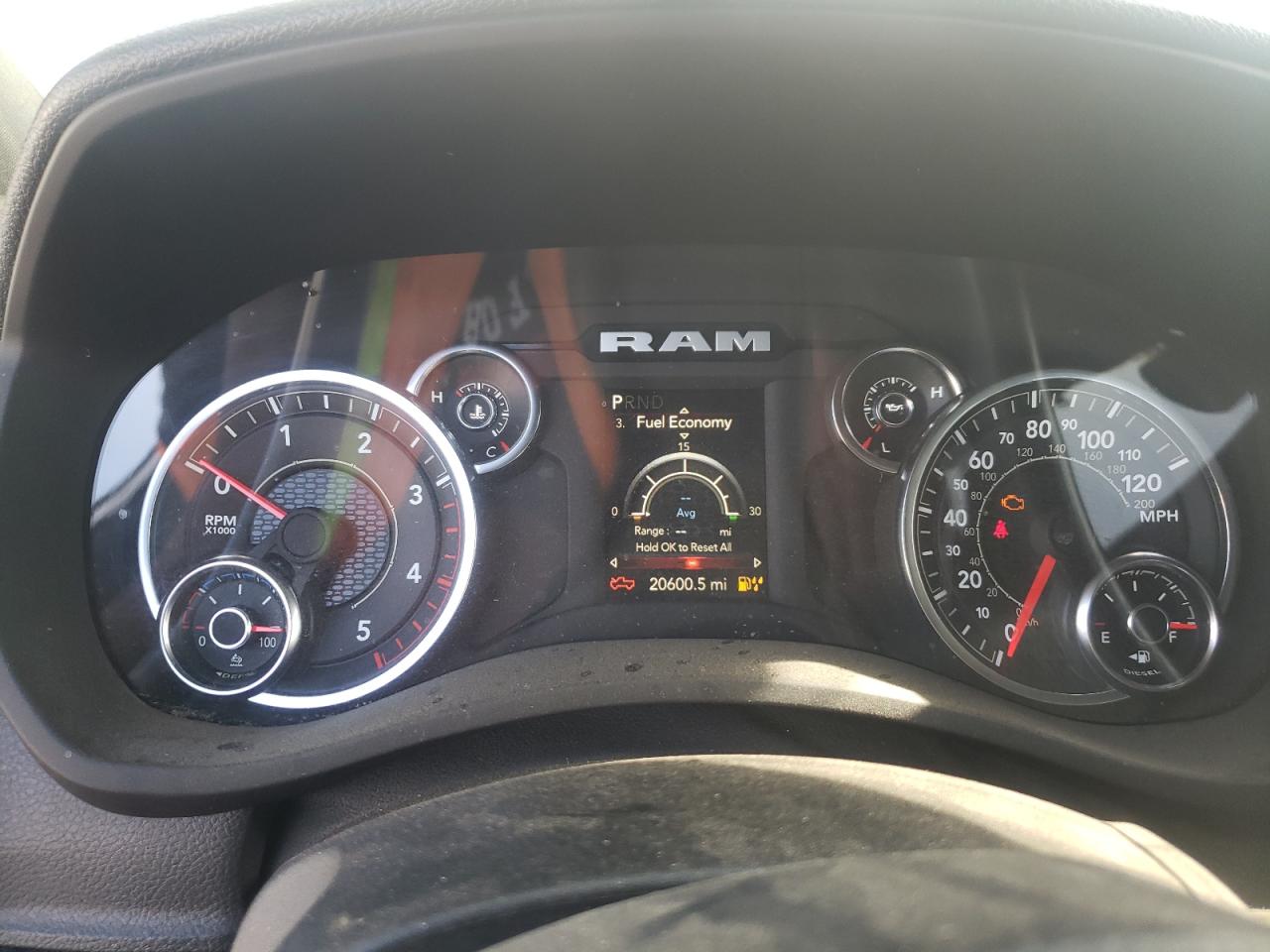 2023 RAM 2500 BIG HORN VIN:3C6UR4DL7PG631022