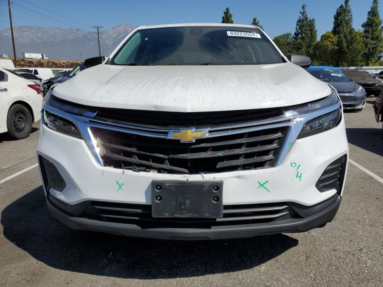 2022 CHEVROLET EQUINOX LS VIN:3GNAXHEVXNS207294