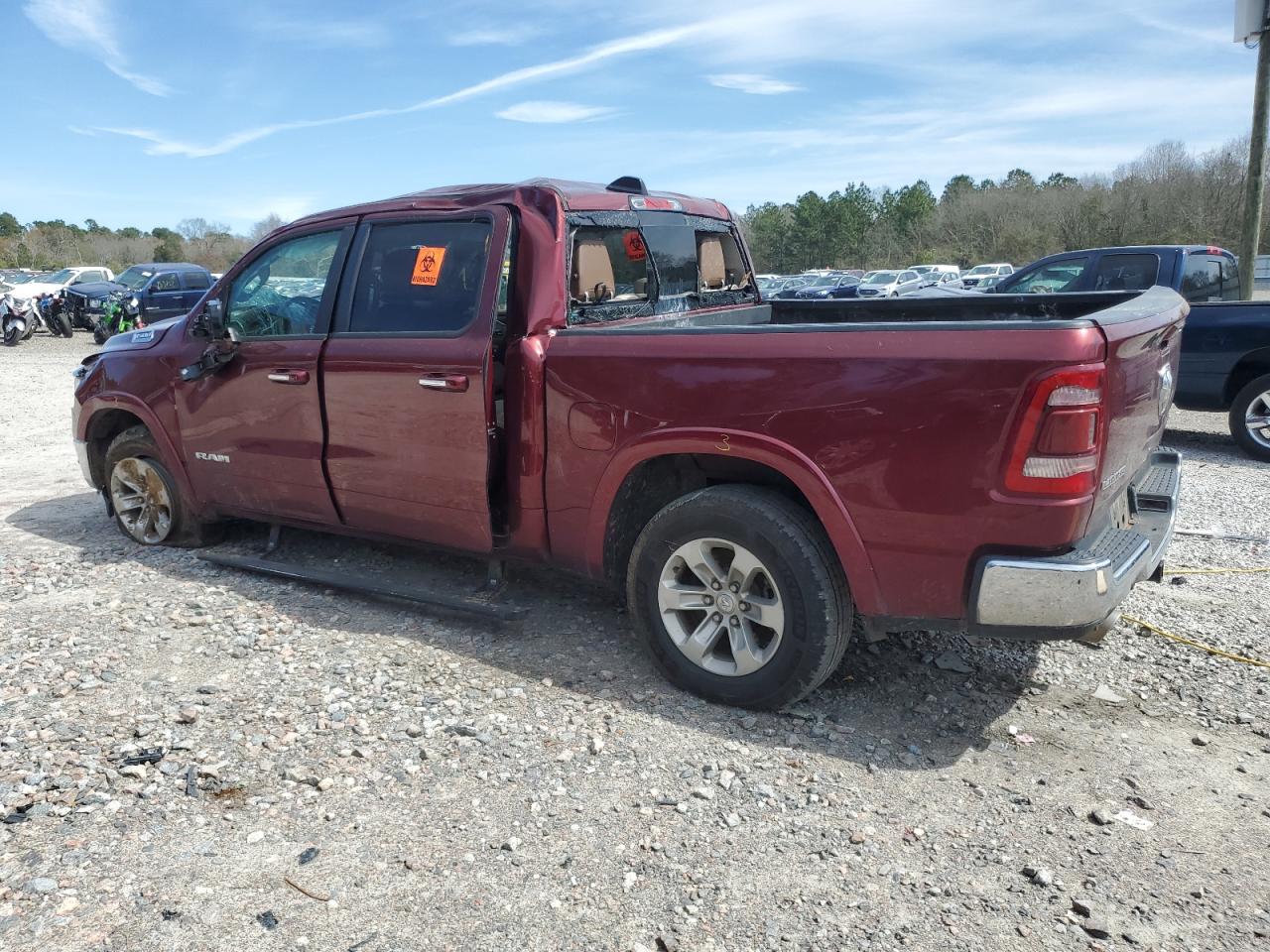 2022 RAM 1500 LARAMIE VIN:1C6RREJT3NN169434