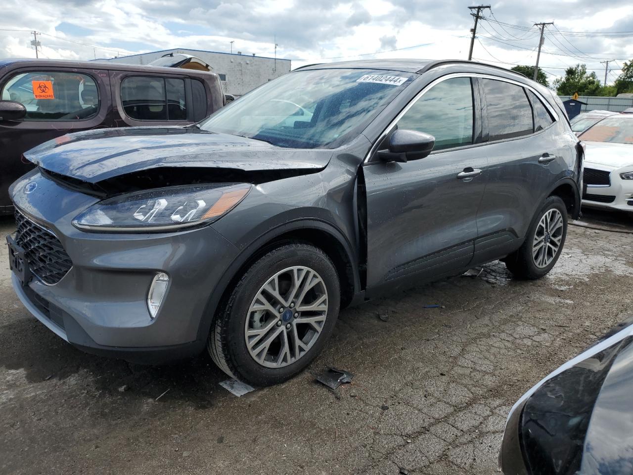 2022 FORD ESCAPE SEL VIN:1FMCU9H95NUA79668