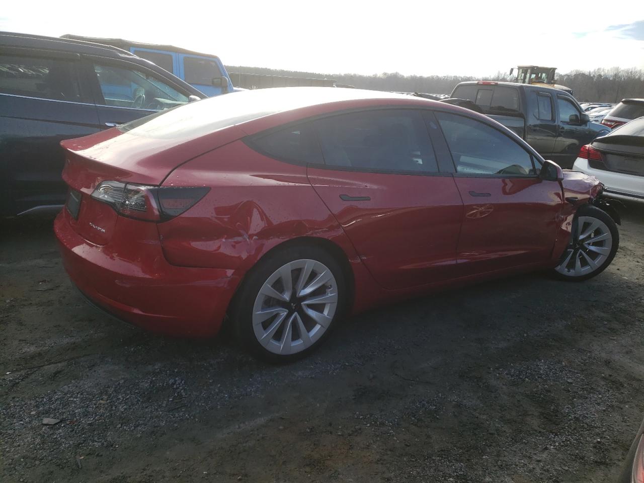 2022 TESLA MODEL 3  VIN:5YJ3E1EB0NF348890
