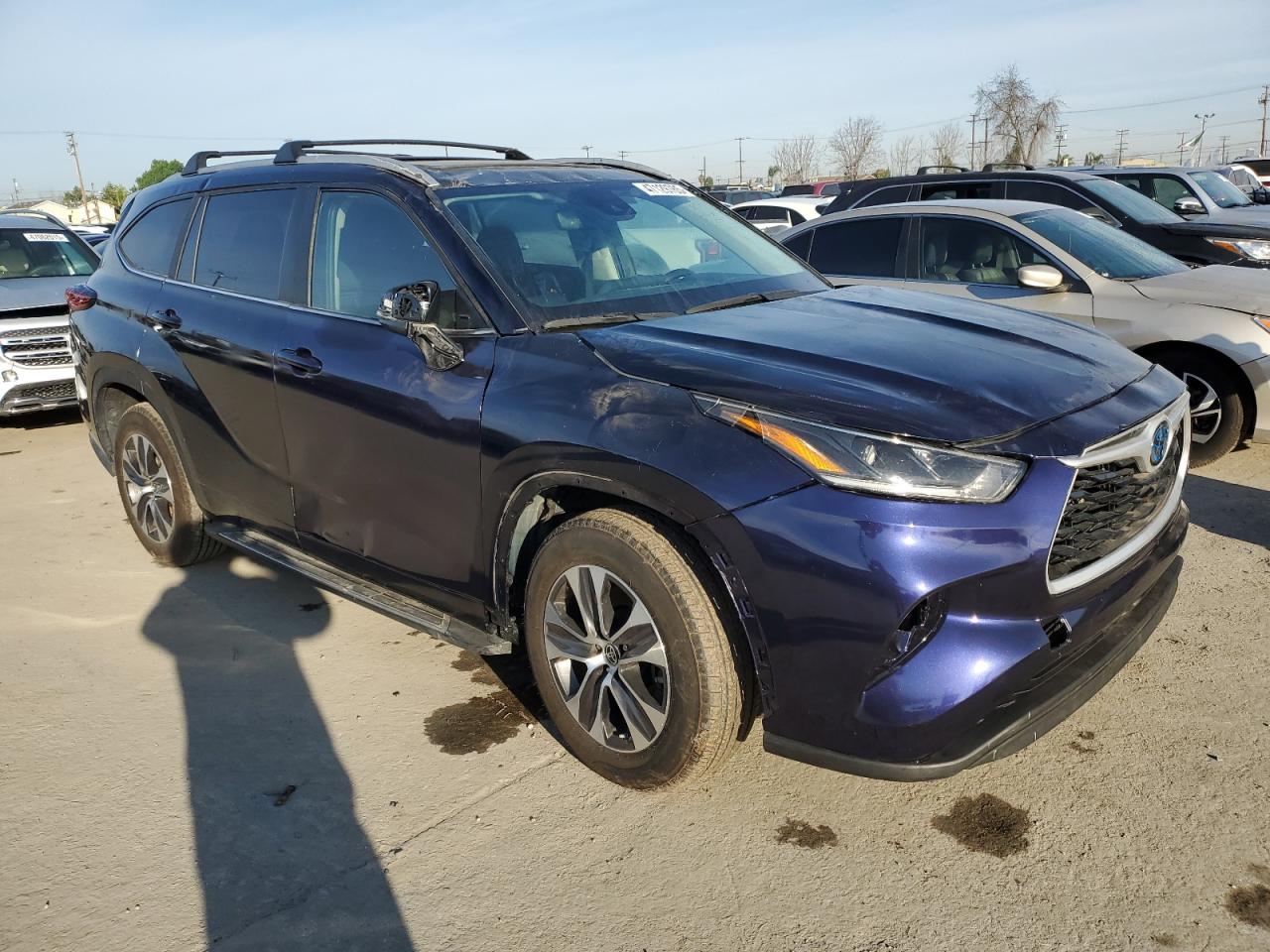 2023 TOYOTA HIGHLANDER HYBRID XLE VIN:5TDKARAH7PS521027