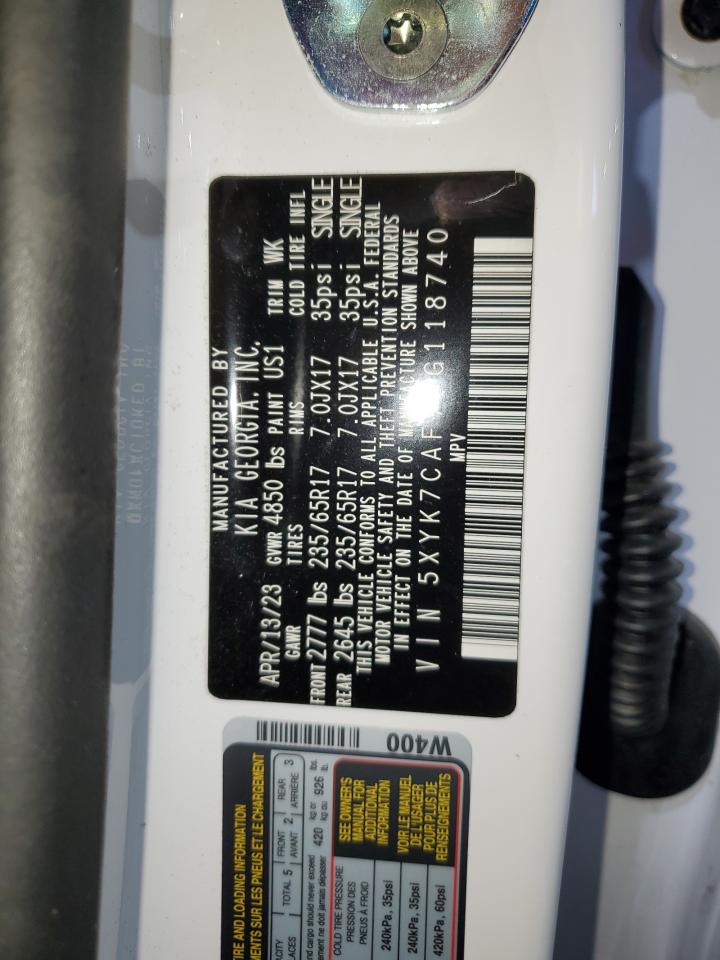 2023 KIA SPORTAGE X-PRO VIN:5XYK7CAF7PG118740