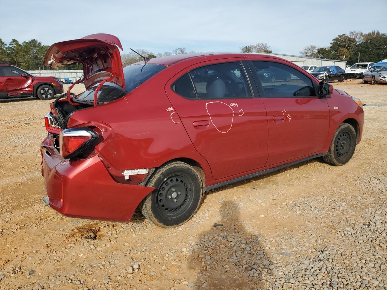 2022 MITSUBISHI MIRAGE G4 ES VIN:ML32FUFJ8NHF00615