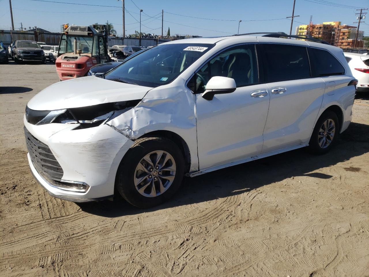 2022 TOYOTA SIENNA XLE VIN:5TDJRKEC1NS087064