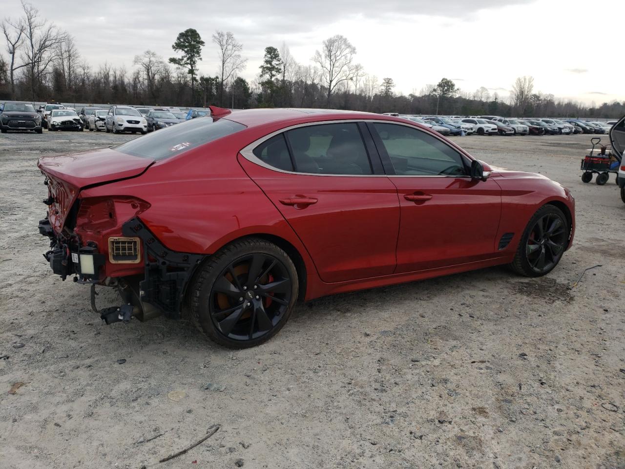 2022 GENESIS G70 BASE VIN:KMTG54TE7NU091784