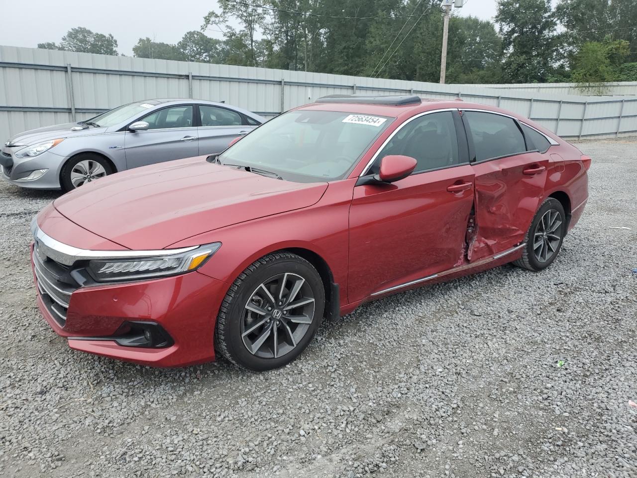 2022 HONDA ACCORD EXL VIN:1HGCV1F5XNA024624