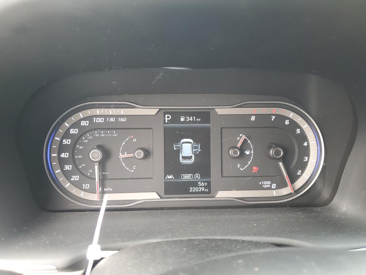 2022 HYUNDAI TUCSON SEL VIN:5NMJB3AE3NH083232