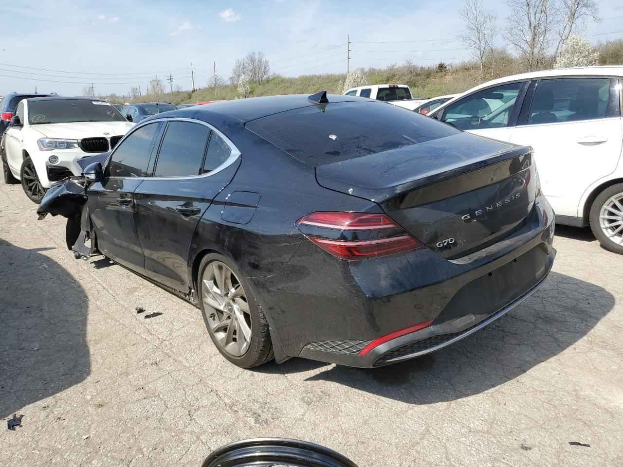 2022 GENESIS G70 BASE VIN:KMTG34TA1NU096708