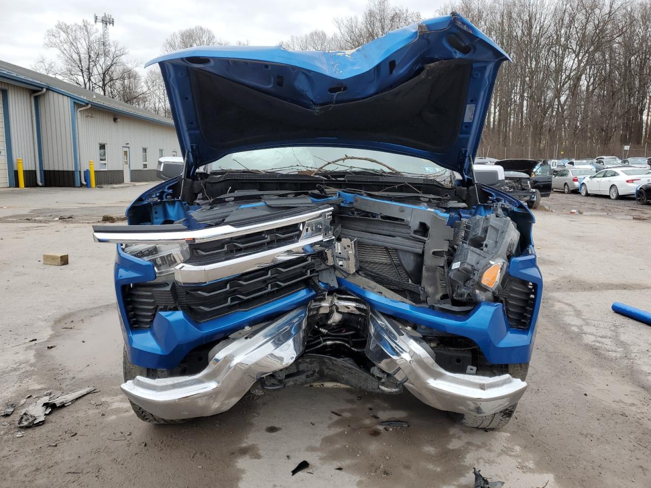 2022 CHEVROLET SILVERADO K1500 LT VIN:3GCUDDEDXNG595743