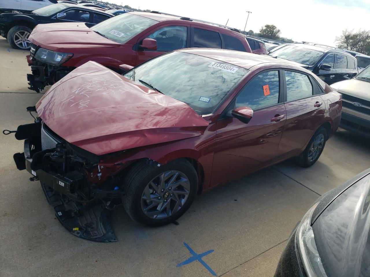 2024 HYUNDAI ELANTRA SEL VIN:KMHLM4DG5RU792387
