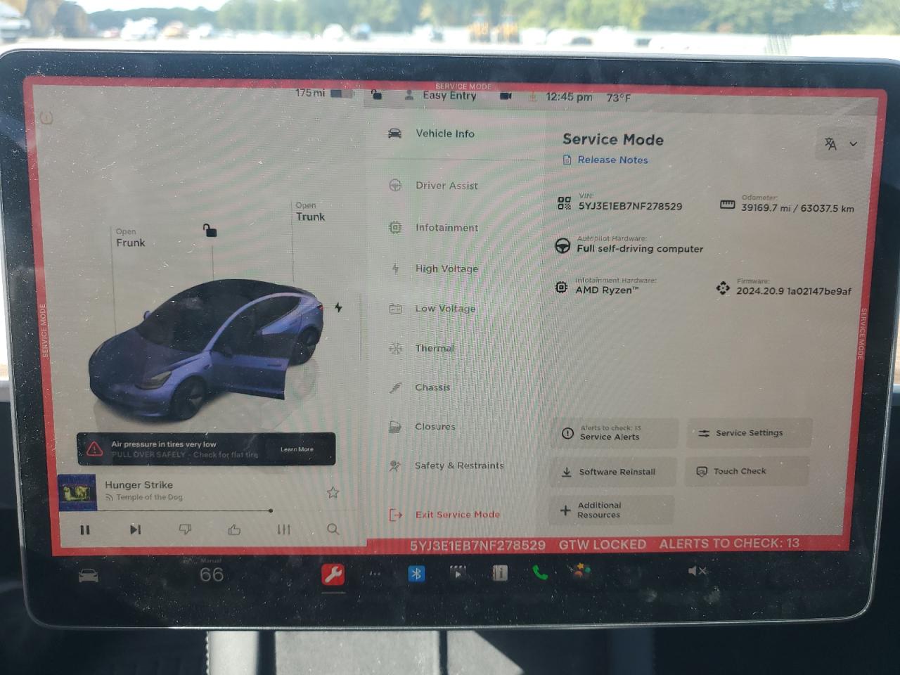 2022 TESLA MODEL 3  VIN:5YJ3E1EB7NF278529