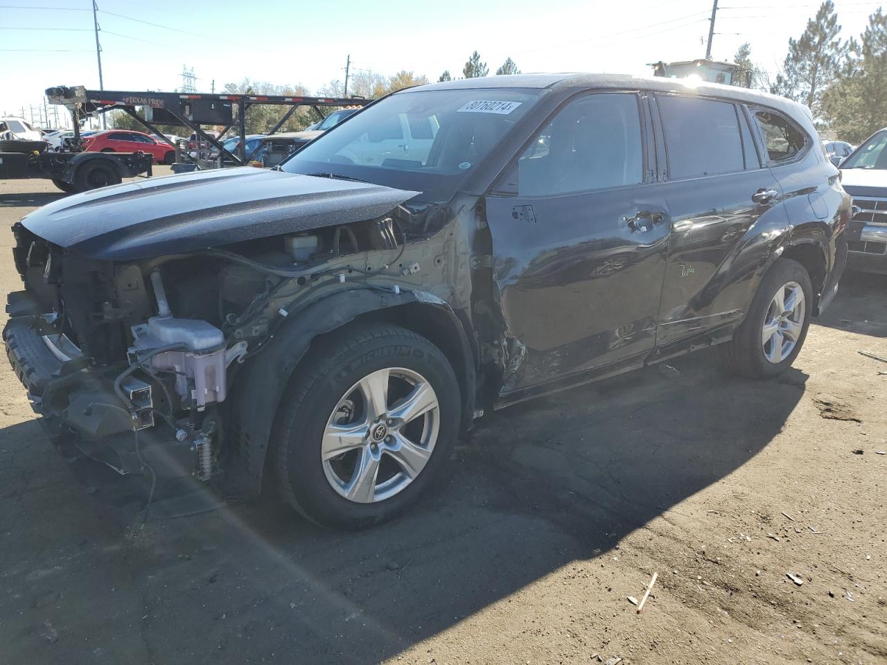 2022 TOYOTA HIGHLANDER L VIN:5TDBZRBH4NS562221