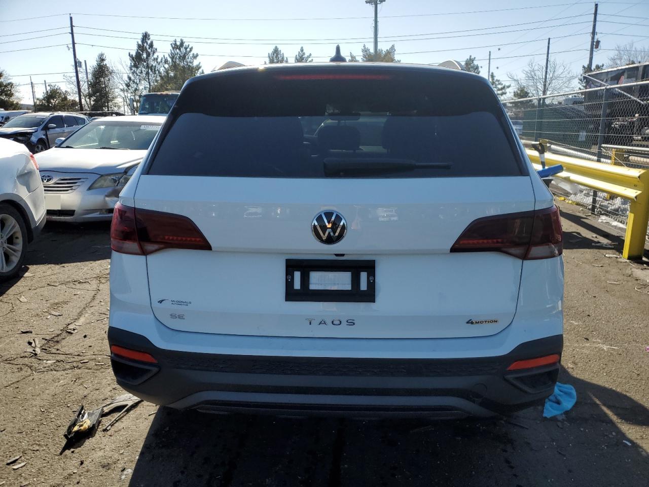 2024 VOLKSWAGEN TAOS SE VIN:3VVLX7B25RM119285
