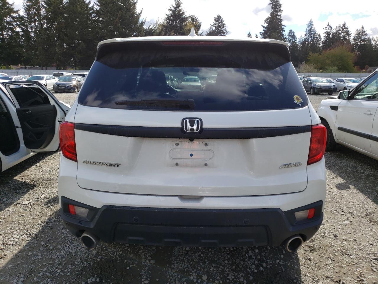 2022 HONDA PASSPORT EXL VIN:5FNYF8H59NB020191