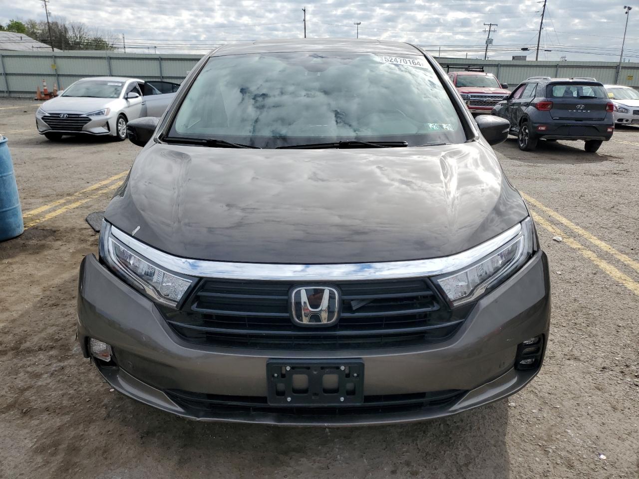 2022 HONDA ODYSSEY TOURING VIN:5FNRL6H84NB016612