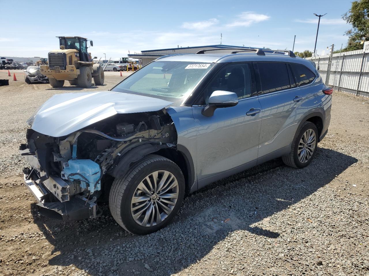 2022 TOYOTA HIGHLANDER HYBRID PLATINUM VIN:5TDFARAHXNS012502