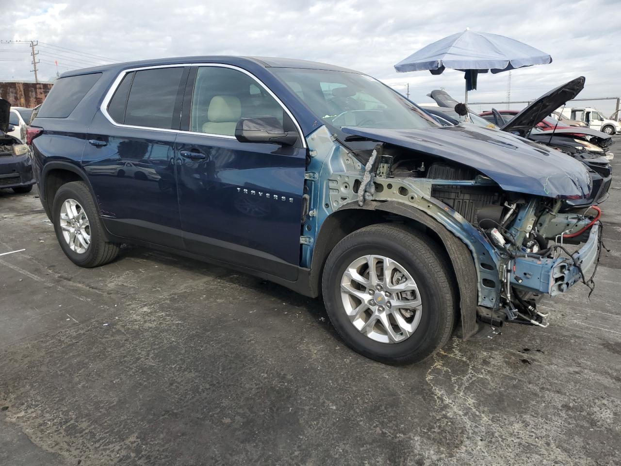 2023 CHEVROLET TRAVERSE LS VIN:1GNERFKW5PJ136328